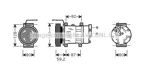 AVA QUALITY COOLING Компрессор, кондиционер RTK324